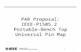 MJS1 Computer Society SCC20 Hardware Interface Committee PAR Proposal: IEEE-P1505.2 Portable-Bench Top Universal Pin Map.