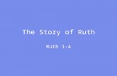 The Story of Ruth Ruth 1-4. Bethlehem in Judah 犹大伯利恒 (Ruth1:1) Bethlehem-Judah: a town in Palestine, about 5 miles south of Jerusalem Called Ephrath (Gen.