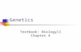 Genetics Textbook: Biology11 Chapter 4. Heredity.