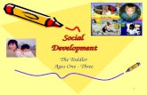 1 Social Development The Toddler Ages One - Three.