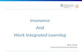 Insurance And Work Integrated Learning Allan Jones Financial & Business Services.