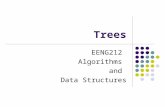Trees EENG212 Algorithms and Data Structures. Trees Outline  Introduction to Trees  Binary Trees: Basic Definitions  Traversing Binary Trees  Node.
