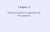 Chapter 4 Requirements Engineering Processes Objectives l To describe the principal requirements engineering activities and their relationships l To.