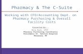 Pharmacy & The C-Suite Working with CFO/Accounting Dept. on Pharmacy Purchasing & Overall Facility Costs Presented By: Nina Karl, CPhT Pharmacy Purchasing.