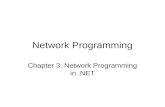 Network Programming Chapter 3: Network Programming in.NET.