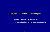 © 2011 Pearson Education, Inc. Chapter 1: Basic Concepts The Cultural Landscape: An Introduction to Human Geography.
