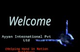 Ayyan International Pvt Ltd (Helping Hand in Nation Building)