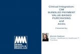 Clinical Integration: CMI BUNDLED PAYMENT VALUE-BASED PURCHASING and ACOs Presented by: Michele Madison Partner, Healthcare & Healthcare IT Practices.