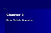 Chapter 3 Basic Vehicle Operation. 3.1 Controls, Devices, and Instruments.