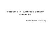 Protocols in Wireless Sensor Networks From Vision to Reality.