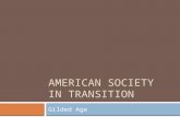 AMERICAN SOCIETY IN TRANSITION Gilded Age. Urbanization: The Growth of Cities  Key Terms  Urbanization  Demography  Cyrus McCormick  The process.