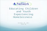 Educating Children and Youth Experiencing Homelessness October 20, 2011 CESA 10.