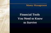 Financial Tools You Need to Know to Survive Money Management.