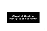 1 Chemical Kinetics: Principles of Reactivity. 2 Kinetics Reaction rates - How fast the reaction occurs (the change in reactant and product concentration.