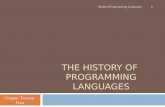 THE HISTORY OF PROGRAMMING LANGUAGES Chapter Twenty- Four Modern Programming Languages 1.