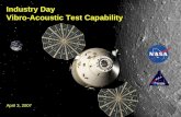 Industry Day Vibro-Acoustic Test Capability April 3, 2007.