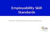 Overview of Work-Based Learning in Wisconsin Employability Skill Standards.