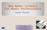 1 New Media Literacy For Media Professionals Andrej Školkay Leonardo da Vinci Project 2012-2014: New Media Literacy for Media Professionals Partners: SKAMBA.