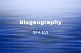 Biogeography GPH 111. What else does Solar energy do?
