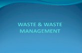 WASTE any material that has no further value to its producer The Nature of Waste Ways of classifying wastes: Solid waste Liquid waste Gas wastes Hazardous.