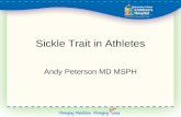 Sickle Trait in Athletes Andy Peterson MD MSPH.