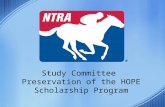 Study Committee Preservation of the HOPE Scholarship Program.