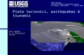 Plate tectonics, earthquakes & tsunamis Ken Hudnut U. S. Geological Survey GATE Geology Paradise Canyon Elementary School La Canada, California 9 March.