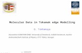 D. Tskhakaya ADAC meeting, Cadarache 24.9.2012 1/16 Molecular Data in Tokamak edge Modelling D. Tskhakaya Association EURATOM-ÖAW, University of Innsbruck,