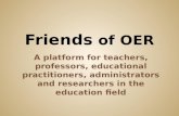 A platform for teachers, professors, educational practitioners, administrators and researchers in the education field.