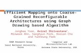 Efficient Mapping onto Coarse-Grained Reconfigurable Architectures using Graph Drawing based Algorithm Jonghee Yoon, Aviral Shrivastava *, Minwook Ahn,