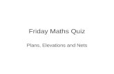 Friday Maths Quiz Plans, Elevations and Nets. Friday Maths Quiz Arrange yourselves into teams of 2 or 3.