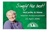 1. 2 McCarthy & Stone the Natural Choice for a Happy Retirement.