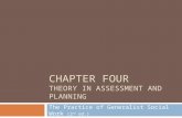 CHAPTER FOUR THEORY IN ASSESSMENT AND PLANNING The Practice of Generalist Social Work (2 nd ed.)