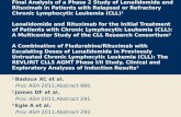 Final Analysis of a Phase 2 Study of Lenalidomide and Rituximab in Patients with Relapsed or Refractory Chronic Lymphocytic Leukemia (CLL) 1 Lenalidomide.