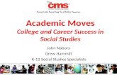 Academic Moves College and Career Success in Social Studies John Nabors Drew Hammill K-12 Social Studies Specialists.