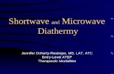 Shortwave and Microwave Diathermy Jennifer Doherty-Restrepo, MS, LAT, ATC Entry-Level ATEP Therapeutic Modalities.