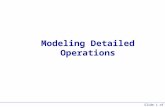 Slide 1 of 68 Modeling Detailed Operations. Slide 2 of 68 What We’ll Do... Explore lower-level modeling constructs Model 5-1: Automotive maintenance/repair.