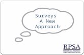 Surveys A New Approach. The Agenda ‘Which’ findings on surveys The Government report on surveys How products have developed The CML lenders handbook RPSA.