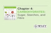 Chapter 4: CARBOHYDRATES: Sugar, Starches, and Fibre.