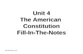 OwlTeacher.com Unit 4 The American Constitution Fill-In-The-Notes.