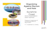 Organizing Against Racism and Hate Sunshine Coast NEEDS ASSESSMENT / ASSET MAPPING Presence of, experiences of, countering the effects of discrimination.