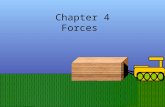 Chapter 4 Forces Forces and Interaction Force – a “push or pull” Contact Force – you physically push on a wall Long-range Force – like magnets or gravity.