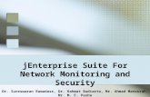 JEnterprise Suite For Network Monitoring and Security Dr. Sureswaran Ramadass, Dr. Rahmat Budiarto, Mr. Ahmad Manasrah, Mr. M. F. Pasha.