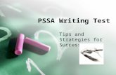 PSSA Writing Test Tips and Strategies for Success.