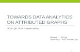 TOWARDS DATA ANALYTICS ON ATTRIBUTED GRAPHS NGS QE Oral Presentation 1 Student : Qi Fan Supervisor: Prof. Kian-lee Tan.