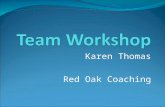Karen Thomas Red Oak Coaching. AIMS: To recognise own and skills To enhance communication To learn new coping strategies To find ways to support each.