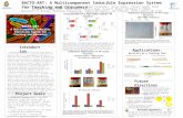 BACTO-ART A Multicomponent Inducible Expression System for Teaching and Discovery Project Goals To create a multicomponent, inducible expression system.