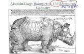 Albrecht Durer Rhinoceros, 1515, woodcut, Germany.