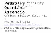Pedro F. Quintana- Ascencio, Office: Biology Bldg. 401 E Phone: 823-1662 pquintan@mail.ucf.edu pascencio / pquintan@mail.ucf.edu.