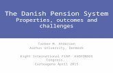 The Danish Pension System Properties, outcomes and challenges Torben M. Andersen Aarhus University, Denmark Eight International FIAP- ASOFONDOS Congress,